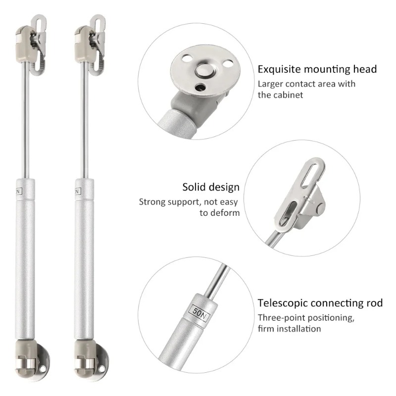 Cabinet Hinge Overlay - 2 adet 20/60/100N/150N mobilya menteşesi mutfak