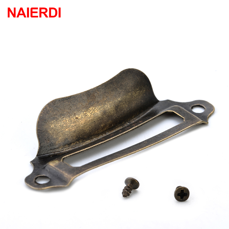 Furniture Hardware Names - 10 adet NAIERDI antika kutu etiket