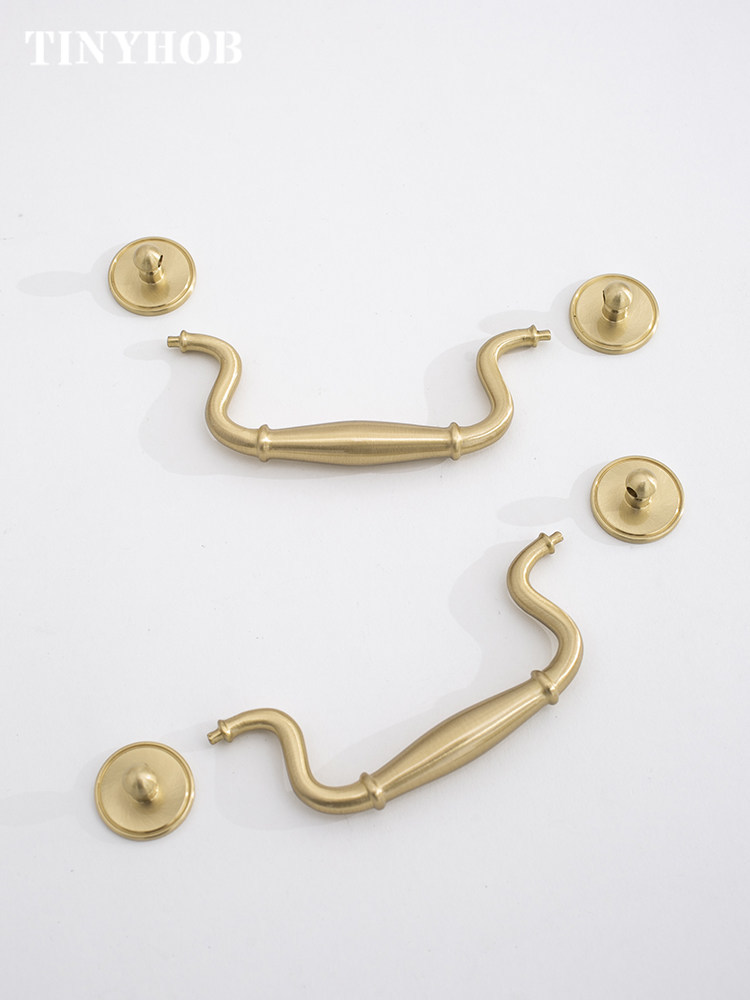 Lüks Vintage Pirinç Damla Şekl - Furniture Hardware Drop Pulls incelemesi ve fiyatı