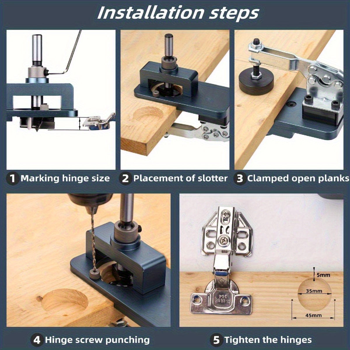 35mm Menteşe Şablonu - Ayarlan - Furniture Hardware Fitting incelemesi ve fiyatı